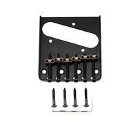 Musiclily Pro BT009 54mm Vintage Ponte TL 6 Sellette Barrel Ottone Nero