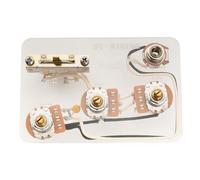 Musiclily Pro Cablaggio Pre-cablato Chitarra Elettrica per ST HH American Style con Selettore 3 Posizioni e Potenziometri 3A, Jack Nichel