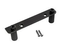 Musiclily Pro Chitarra Staffa Supporto Ponte con M7 Perni e Boccole Nero | per Ponte Tremolo Double Locking FR Chitarra Elettrica