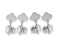 Musiclily Pro Chrome 2R2L Open Gear Bass Machine Heads Tuning Pegs Keys Tuners