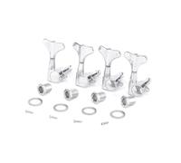 Musiclily Pro Chrome 4 Inline Sealed Bass Machine Heads Tuning Pegs Right Hand