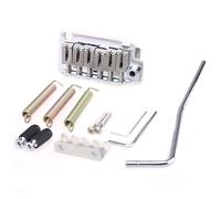 Musiclily Pro Chrome 52.5mm Steel Saddle Block Guitar Tremolo Bridge Fr US Strat