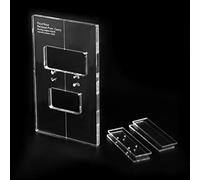 Musiclily Pro CNC Acrilico Accurato Ponte Tremolo Routing Templates Set per Floyd Rose Recessed Modification
