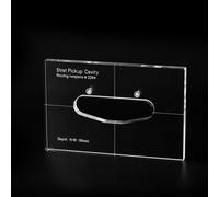 Musiclily Pro CNC Single Coil Pickup Routing Template For Strat Guitar Body