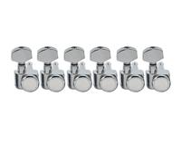 Musiclily Pro Cromo 6 Inline 2 Pin Guitar Locking Meccaniche Head Tuning Peg Set