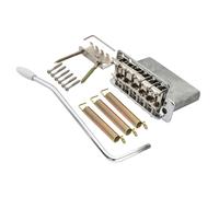Musiclily Pro 56,5mm Vintage Ponte Tremolo 6 Viti Selle in Acciaio per Chitarra Elettrica Vintage Fender American Strat, Cromato