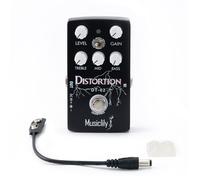 Musiclily Pro Distortion Guitar Effect Pedal DC 9V Adapter Powered True Bypass