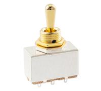 Musiclily Pro Gold 3 Way Metal Box Style Pickup Selector Guitar Toggle Switch