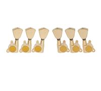 Musiclily Pro Gold 3L3R Sealed Guitar Machine Heads Tuning Pegs Keys Tuners Set