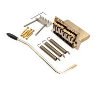 Musiclily Pro Gold 52.5mm Modern Tremolo Bridge 40mm Brass Block For ST Guitar