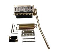 Musiclily Pro Gold 54mm 2-Point Guitar ST Tremolo Bridge Steel Saddles Block