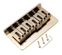 Musiclily Pro Gold 54mm Modern Hardtail Fixed Bridge For Import Strat TL Guitar
