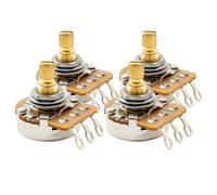 Musiclily Pro HD 4Pcs B250K Brass Metric Split Shaft Linear Taper Guitar Pots