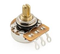 Musiclily Pro HD A500K Potenziometro Ottone Short Split Shaft 1/4“ Audio Taper Pot per Chitarra Elettrica Basso