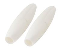 Musiclily Pro Inch Size Tip Leva Tremolo per Chitarra Stile Strat Americano,Bianco(2 Pezzi)