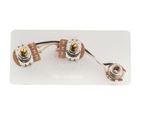 Musiclily Pro Kit Cablaggio Precablato per Basso Elettrico Precision Bass stile Importazione con Potenziometri 1A1B, Jack Nickel