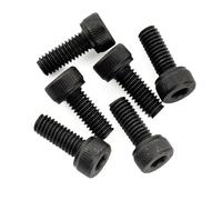 Musiclily Pro M4x10mm Viti Esagonale Capostasto Bloccacorde Nero 6 Pezzi