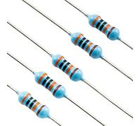 Musiclily Pro Metallo Precision Resistenza Film 300kΩ 1% 250mW per Modifiche Cablaggio Chitarra Elettrica Basso(Set di 50)