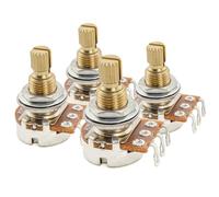 Musiclily Pro Metrica A250K Mini Potenziometro Split Shaft 9,5mm 4 Pezzi