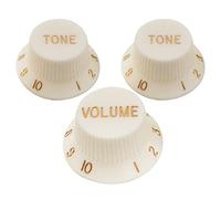 Musiclily Pro Metrica Manopole ST 1 Volume 2 Tono Knobs Set Aged White