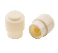 Musiclily Pro Metrica Pomello Copri Selettore 3 Posizioni Telecaster Barrel Switch Tips per Chitarra Elettrica Import Squier Tipo Tele, Aged White(Set di 2)