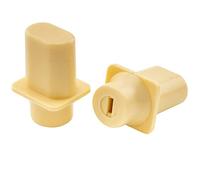 Musiclily Pro Metrica Top Hat Pomello Copri Selettore 3 Posizioni Telecaster Barrel Switch Tips per Chitarra Elettrica Import Squier Tipo Tele, Crema(Set di 2)