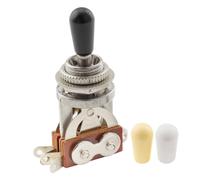 Musiclily Pro Selettore 3 Posizioni Toggle Switch per Chitarra Elettrica tipo Les Paul, Nickel