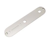 Musiclily Pro 32mm Acciaio Piastra Attacco Manico Control Plate per Chitarra Elettrica tipo Tele, Nickel