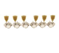 Musiclily Pro Nickel Vintage 3L3R Locking Tuning Peg Machine For Les Paul Guitar