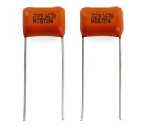 Musiclily Pro NISSEI Japan Orange Condensatore 0,022µF 5% 630V 2 Pezzi