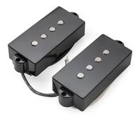 Musiclily Pro PB-60S Alnico 5 Pickup P-Bass Split Coil Set 10,5K per Basso Elettrico 4 Corde tipo Precision Bass, Nero