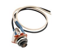 Musiclily Pro Pre-cablato 6,35 mm Presa Jack di Uscita Mono Nero