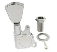 Musiclily Pro R15J 15:1 Ratio Meccanica Singola Lato Bass Tuner con Paletta Keystone per Chitarra Elettrica Acustica, Cromato