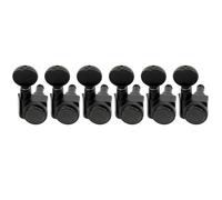 Musiclily Pro R18K-13 6 in Linea 18:1 2-Pin Meccaniche Autobloccanti Nero