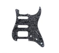 Musiclily Pro Round Corner HSS Chitarra Pickguard per Strat 4-screw Open Pickup