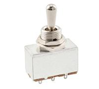 Musiclily Pro Selettore Scatoletta 3 Posizioni Metallo Pieno Toggle Switch per Chitarra Elettrica, Cromato