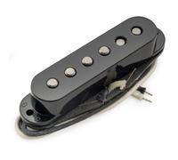 Musiclily Pro ST-50S Staggered Alnico 5 Pickup Single Coil Centrale 5,9K per Chitarra Elettrica tipo Strat, Nero