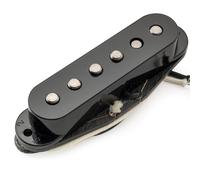 Musiclily Pro ST-50S Staggered Alnico 5 Pickup Single Coil Ponte 7K per Chitarra Elettrica tipo Strat, Nero