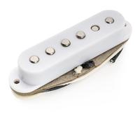 Musiclily Pro ST-60S Staggered Alnico 5 Pick Up Single Coil Ponte per Chitarra Elettrica tipo Strat, Bianco