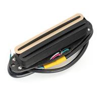 Musiclily Pro ST-DPHA Alnico 5 Rail Blade Pick up Humbucker Formato Single Coil 13,2K Super Distortion per Chitarra Elettrica tipo Strat, Corpo Zebra Rail Nero