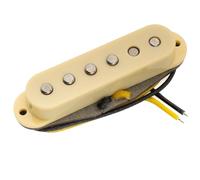 Musiclily Pro ST-FAT50S Staggered Alnico 5 Pickup Single Coil Centrale per Chitarra Elettrica tipo Strat, Crema