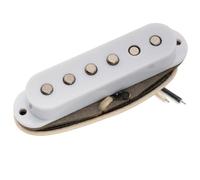 Musiclily Pro ST-FAT50S Staggered Alnico 5 Pickup Single Coil Manico per Chitarra Elettrica tipo Strat, Bianco