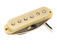 Musiclily Pro ST-FAT50S Staggered Alnico 5 Pickup Single Coil Ponte per Chitarra Elettrica tipo Strat, Crema