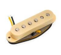 Musiclily Pro ST-FAT60S Staggered Alnico 2 Pickup Single Coil Centrale per Chitarra Elettrica tipo Strat, Crema