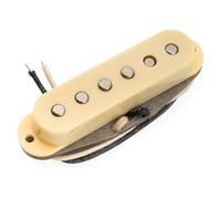 Musiclily Pro ST-FAT60S Staggered Alnico 2 Pickup Single Coil Ponte per Chitarra Elettrica tipo Strat, Crema
