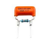 Musiclily Pro Treble Bleed Mod con Condensatore Orange Drop Film/Foglio Poliestere 225P e Resistenza Film per Chitarra Elettrica Basso .001uF+150K