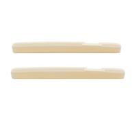Musiclily Sella Compensata in Osso per Chitarra Acustica,DJ-12 72x3x9mm(2 Pezzi)