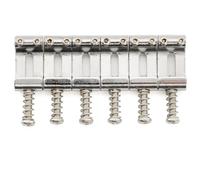 Musiclily Ultra 10,5mm Vintage Sellette in Acciaio Temprato per Ponti Tremolo Chitarra Elettrica tipo Strat, Cromato (Set di 6)