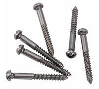 Musiclily Ultra 33X3,5mm Viti in Acciaio inossidabile per Ponte Tremolo Chitarra Elettrica stile PRS, Colore Originale (Set di 6)