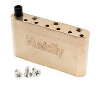 Musiclily Ultra 41mm Blocco Tremolo in Ottone 52,5mm String Spacing per Chitarra Elettrica PRS SE Style Ponte Tremolo